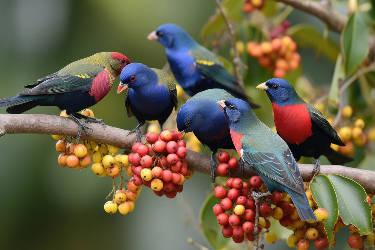 This section covers all canvases with birds big and small, gentle to majestic, full of color, and full of feathers. Birds are mentioned in the Bible as part of God's creation and one that is not neglected. 